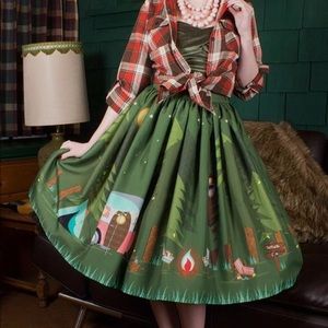 *SOLD* 
TOBS Un-happy camper skirt